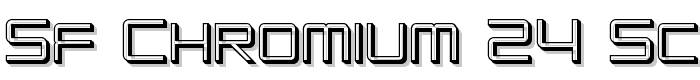 SF Chromium 24 SC font